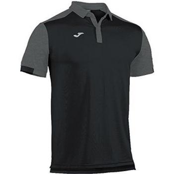 Camisa Polo Joma Negro Cómodo M/C