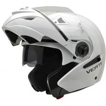NZI 150207G113 Verti Casco de Moto, Color Blanco, Talla 55-56
