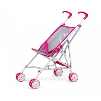 Poussette pour poupées Milly Mally Julia Prestige 54 cm rose/gris