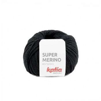 Ovillo SUPER MERINO de Katia, lana para ganchillo, 100g, 125m, agujas 5.5-6mm