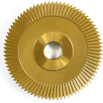 Titanium Coated Key Cutter Blade 70x7.3mm 80T HSS for Key Duplication
