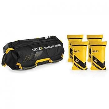 SKLZ Sandsack Super Sandbag 5 kg–20 kg, Gelb‑Schwarz, Universalgröße