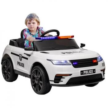 AIYAPLAY Coche Eléctrico para Niños de +3 Años Carro Eléctrico Infantil Camión de Bomberos para Niños con Batería 12V Sirena Faros Bocina Música y Herramientas de Bombero