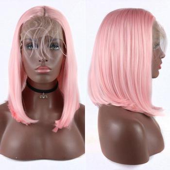 Malla Negra Bombshell Peluca Liso y Fuerte