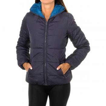 Sisley Wattierte Jacke mit Kapuzenkragen 2BQ7530T7 Frauen Grau EU40