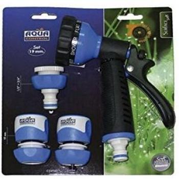 Pistola de riego multifuncional con conectores 19mm