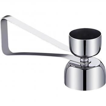 1pc Stainless Steel Eggshell Bottle Opener Double Head Stainless Steel Wire Cutter Egg Shell Opener Metal Kitchen Egg Opener