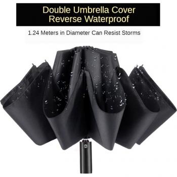 Large Windproof Double Layer Umbrella