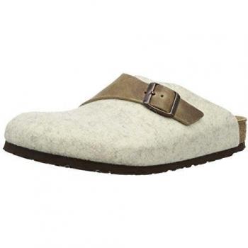 Birkenstock Basel 112133 - Sandalias de cuero unisex, color marrón, talla 45