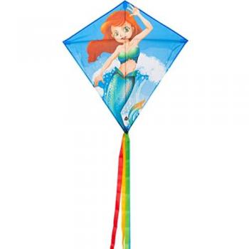 Eddy Mermaid – Kinderdrache 68 x 68 cm, 17 kg Polyester‑Kette, 40 m auf Spule