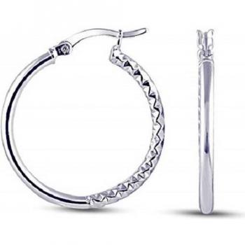 Écaillettes argent 925 – Boucles rondes click