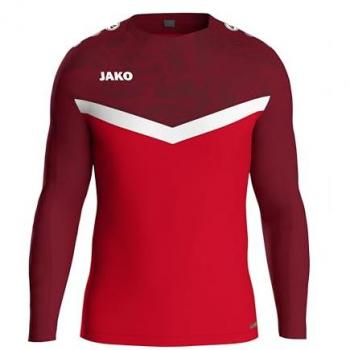 JAKO Iconic Kids Sweatshirt Rot F103, Größe 128