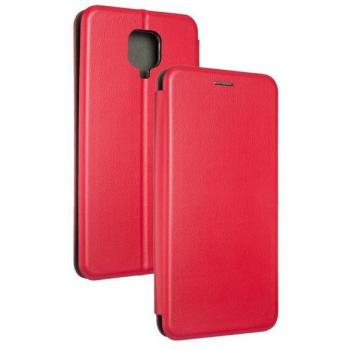 Custodia Elegante con Porta Carte per Redmi Note 9T Pro Rossa