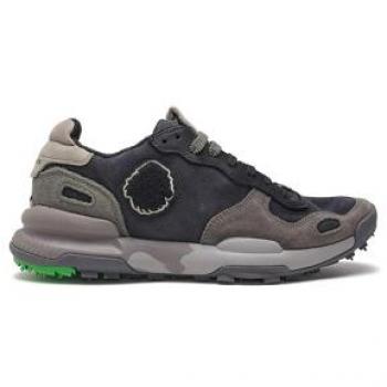 Satorisan Chacrona Premium Nomad Carbon Sneaker für Herren Größe 43 in Grau/Schwarz/Blau