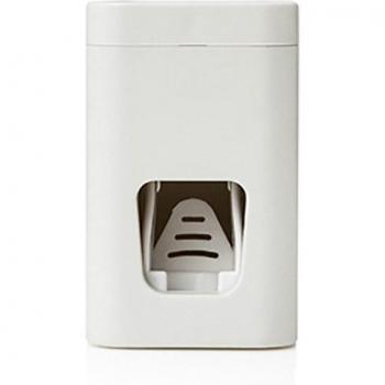 Wall-Mounted Toothpaste Dispenser and Toothbrush Organizer