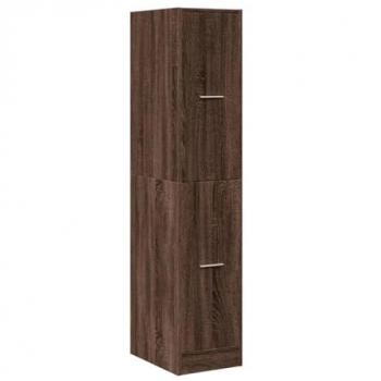 Armadietto da Farmacia Rovere Marrone 30x41x144,5 cm