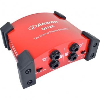 Caja DI 2 Canales Alctron‑DI‑120 para Teclado y Guitarra