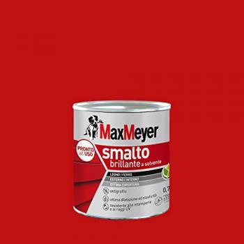 Max Meyer - MaxMeyer Smalto a Solvente Brillante Rosso R3020 0,750 l