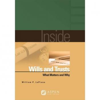 Aspen Publishers Inside Wills and Trusts