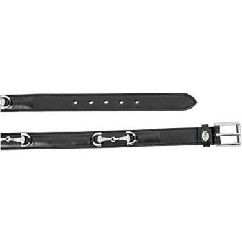 Belt de Cuero Diamante Inglés Mujer