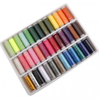 Kit 39 Carretes de Hilo Grueso – Ideal para Máquina de Coser y Manos