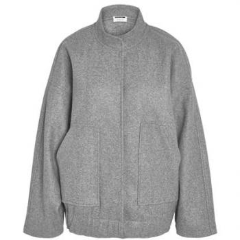 Giacca Bomber Donna Noisy May Halston Light Grey Melange L