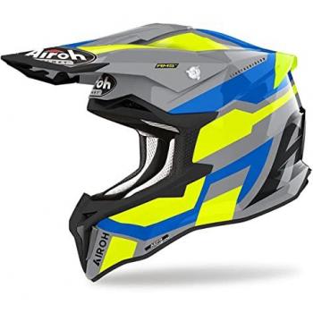 Casco de motocross Airoh Strycker Amarillo Glam