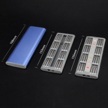 Neuester Original 48 in 1 Tragbarer Präzisionsschraubendreher-Satz mit rostfreien S2-Stahlbits - DIY Reparaturwerkzeug-Kit für Telefon und Kamera
