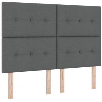 Tavolo LED per Testa VidaXL Grigio Scuro 72 cm Tessuto