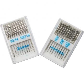 20Pcs Stainless Steel Jeans Needles for Domestic Sewing