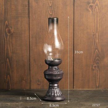 Vase Luminaire en Résine Kérosène