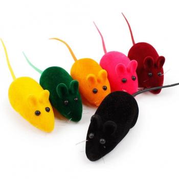 Squeaky Mouse Cat Toy Set