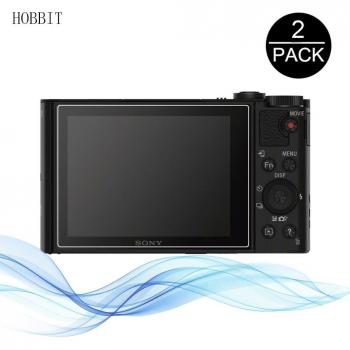 Protector de pantalla de vidrio templado para cámaras Sony HX90, HX90V, HX99, WX500, WX800, WX700, HX80, WX300, WX350, HX400, RX1RII - 2 piezas