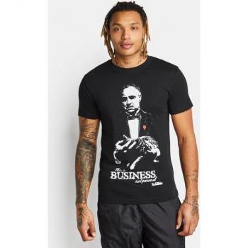 T-shirt Uomo Il Padrino Nera in Jersey di Cotone - Taglia L
