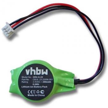Batteria VHbw 200 mAh 3V per Dell Inspiron 1521
