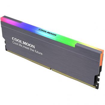 Disipador de Memoria RAM COOLMOON CR-D134S con Iluminación ARGB