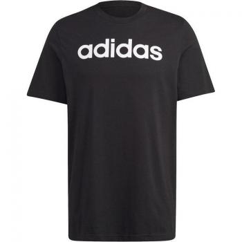 T-Shirt mit gesticktem Logo Linear Single Jersey adidas Essentials
