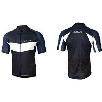 XLC pánsky cyklistický dres krátky rukáv JSE-017 Basic tmavo modrá biela biela