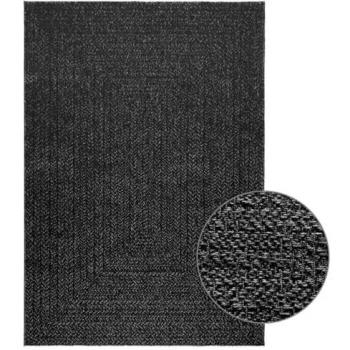 Tapis ZIZUR 120x170 cm aspect de jute intérieur extérieur Vidaxl