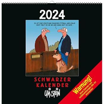 Schwarzer Kalender 2024 »Uli Stein«.