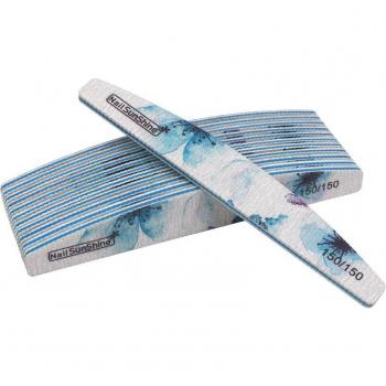 50pcs Half Moon Nail Files for Manicure and Pedicure
