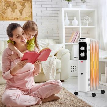 Costway 1500-Watt Electric Oil-Filled Radiant Space Heater