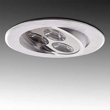Greenice | LED Downlight Ecoline Rond 3W 300Lm 30.000H | Blanc chaud