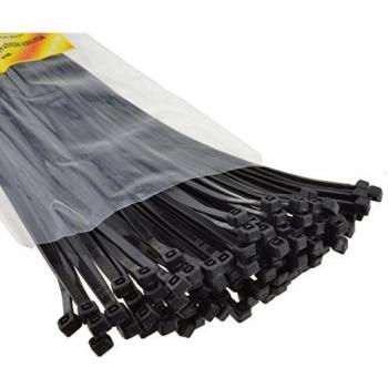 Black Nylon Zip Ties 300mm x 3.5mm UL Approved [100 Pack]