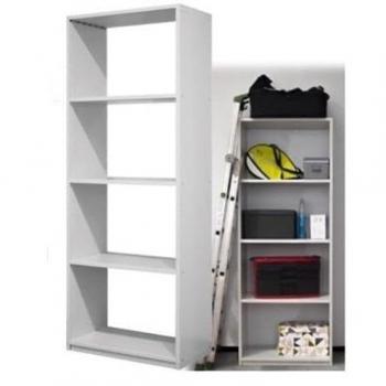 Scaffale libreria Dolly - 5 Piani in PVC bianco per interno ed esterno