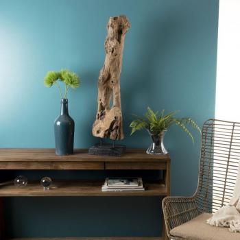 MACABANE LALY – Objet décoratif en bois teck, branche nature M