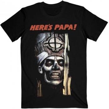 Ghost Here’s Papa T-Shirt Unisex Nera
