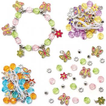 Butterfly Charm Bracelet Making Kits (3 Pack)