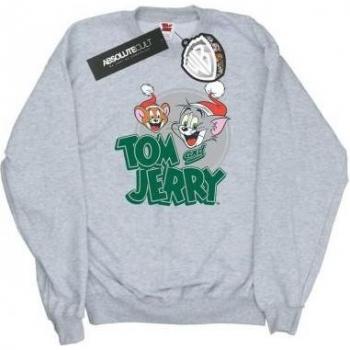 Camiseta Térmica Tom & Jerry Navidad Blanca M