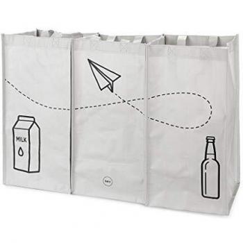 Bolsas Tidy para Reciclaje 3u Blanco y Negro